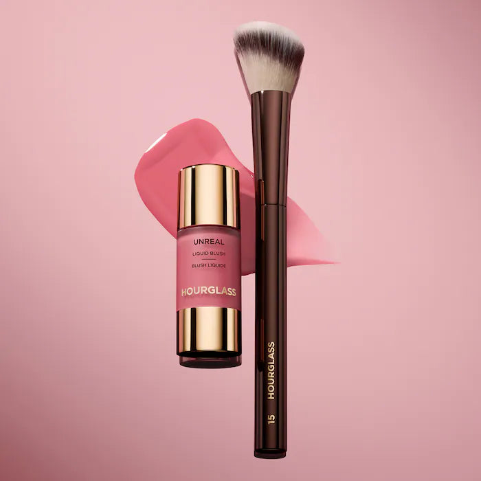 Hourglass - No. 15 Blush Brush: Precision Angled Stippling for Effortless Application®