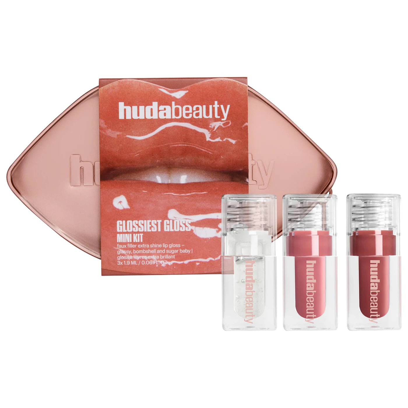 HUDA BEAUTY - Mini Glossiest Lip Gloss Set® 