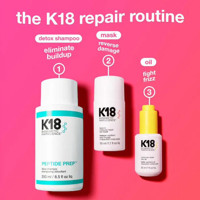 K18 Biomimetic K18® Biomimetic Hairscience Leave-In מסכת שיער לתיקון מולקולרי השאר מסכת שיער לתיקון מולקולרי