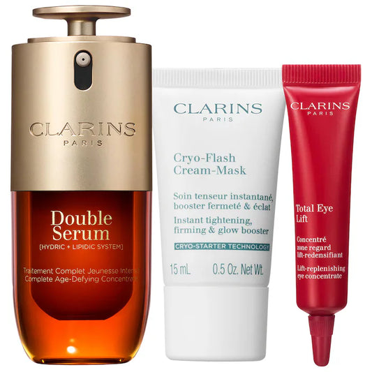 Clarins Anti-Aging Skincare Essentials Set®- מהדורה מוגבלת