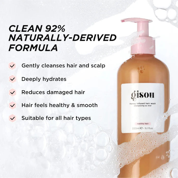 Gisou® Mini Honey Infused Hair Wash Shampoo 75ml