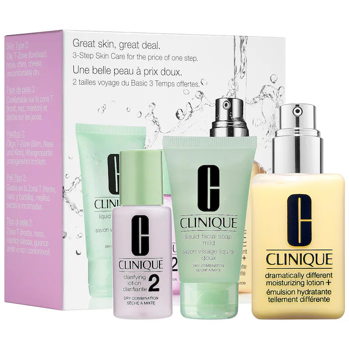 CLINIQUE Great Skin, סט מעולה לעור משולב יבש®