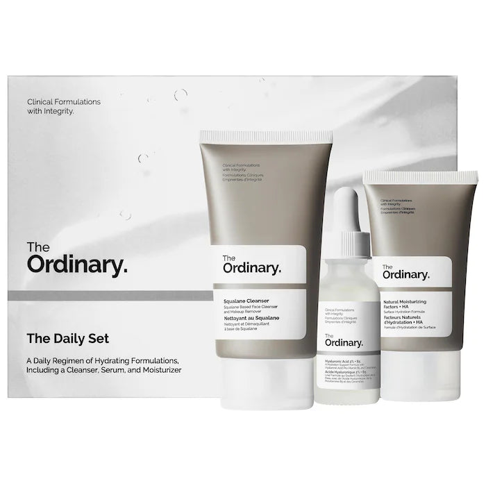 The Ordinary® הסט היומי עם סרום חומצה היאלורונית