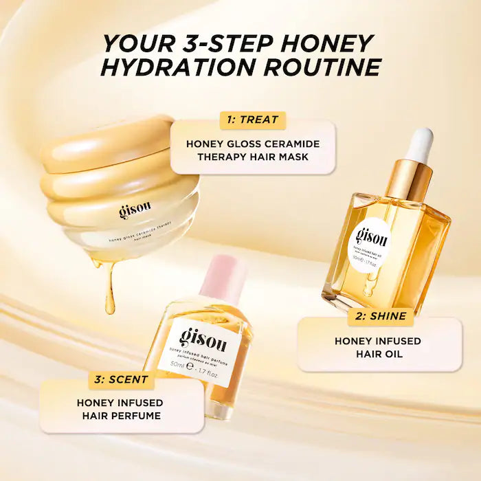 قناع ترطيب الشعر Gisou® Honey Gloss Ceramide Therapy