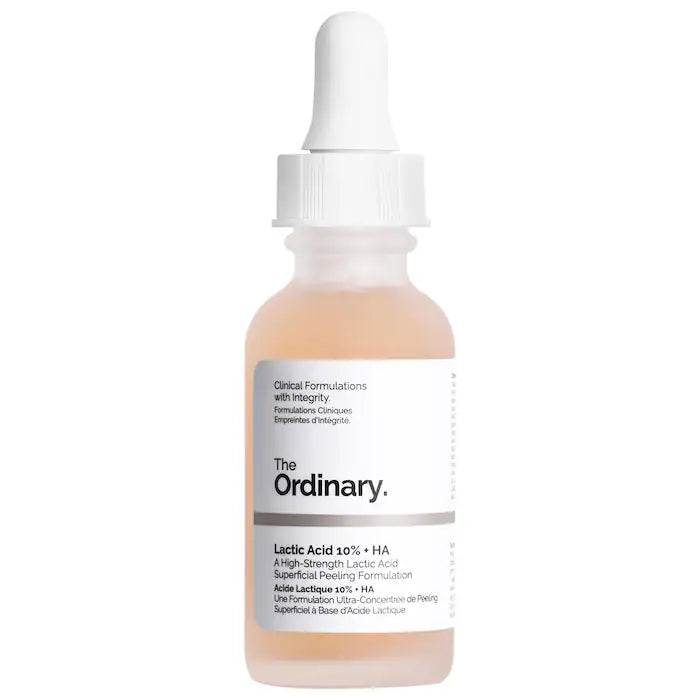 مصل التقشير من The Ordinary® بحمض اللاكتيك 10% + حمض الهيالورونيك 2%