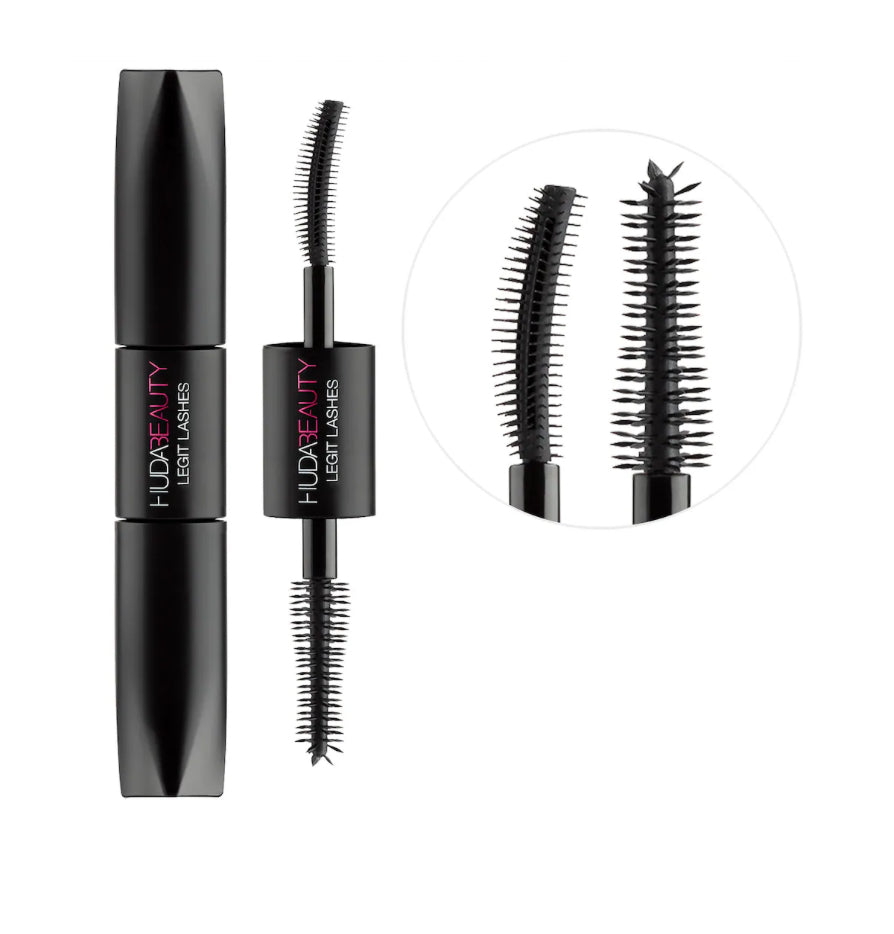 הודא ביוטי - מסקרה מיניאטורית LEGIT LASHES דו-צדדית לנפח והארכה®