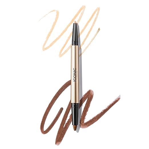 Iconic London - Smokey Eye Duo Kajal Eyeliner + Eyeshadow, Cruelty Free, Vegan Makeup 2g ® - Aurea