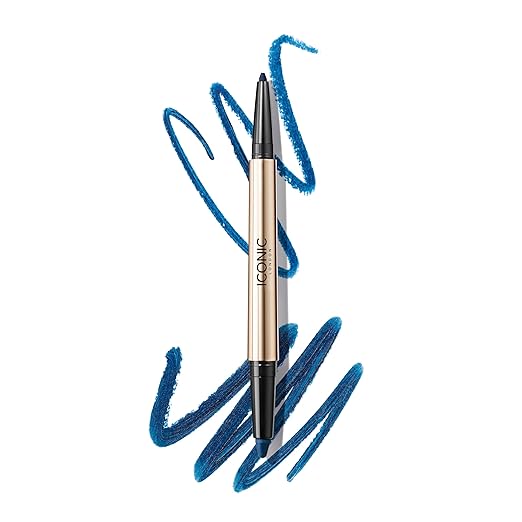 Iconic London - Smokey Eye Duo Kajal Eyeliner + Eyeshadow, Cruelty Free, Vegan Makeup 2g ® - Aurea