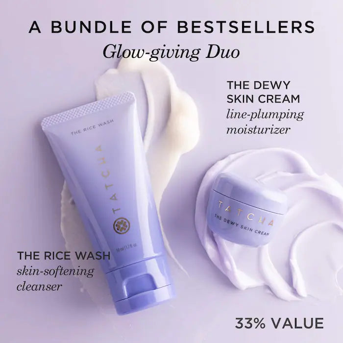 مجموعة Tatcha® Dewy Cleanse + Hydrate Duo