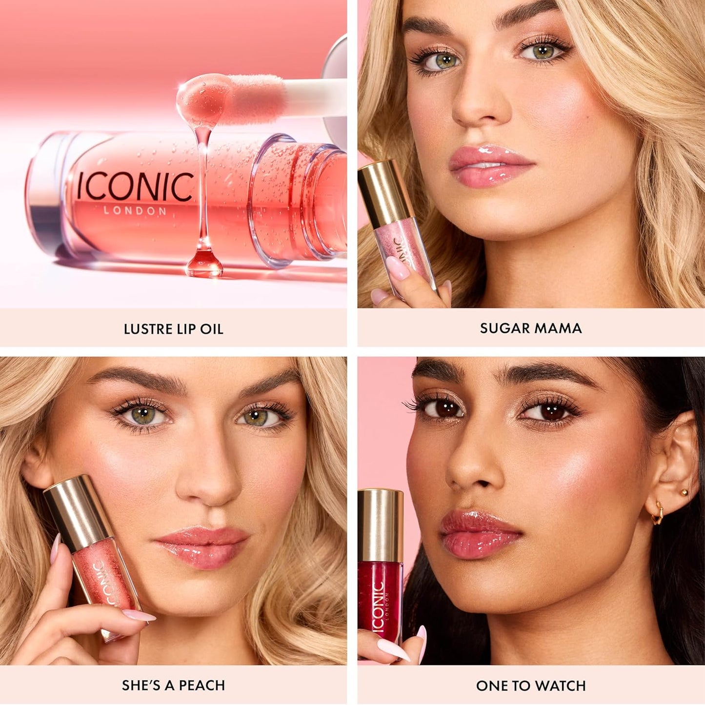 Iconic London  Lustre Lip Oil, Cruelty-Free, Vegan Makeup 6ml ® - Aurea