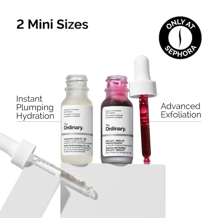 The Ordinary® The Resurface &amp; Hydrate סט עם חומצה היאלורונית + AHA