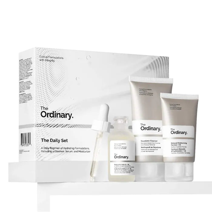 The Ordinary® הסט היומי עם סרום חומצה היאלורונית