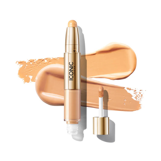 Iconic London  Radiant Concealer & Brightening Crayon Duo, Vegan & Cruelty-Free ® - Aurea