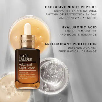 Estée Lauder - Advanced Night Repair Multi-Recovery Complex Serum with Hyaluronic Acid: Revitalize and Hydrate Your Skin Overnight®