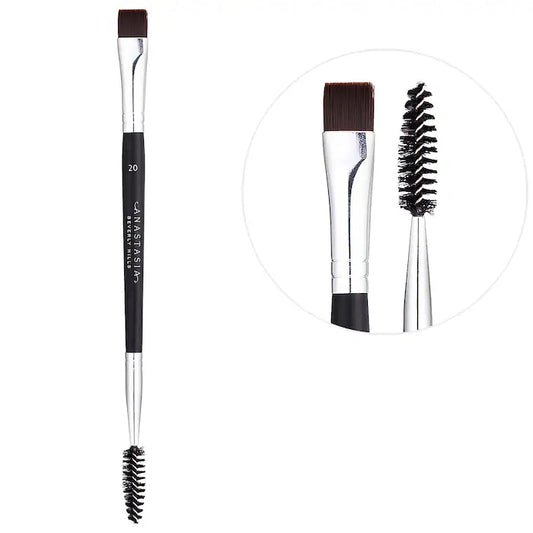 Anastasia Beverly Hills – Dual-Ended Flat Detail Brush #20 for Precise Brow Definition®