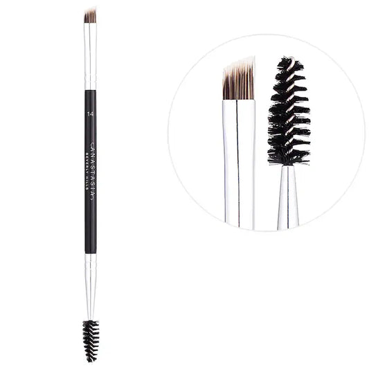 Anastasia Beverly Hills – Dual-Ended Firm Detail Eyebrow Brush #14 for Precise Brow Application®