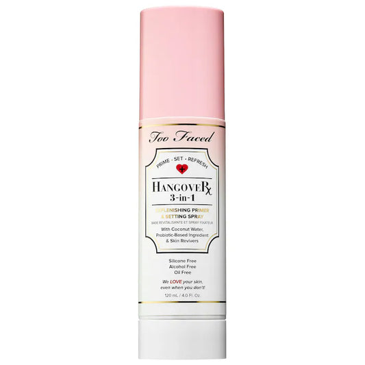 Too Faced Hangover 3-in-1 Replenishing Primer & Setting Spray – Hydrating Mist®