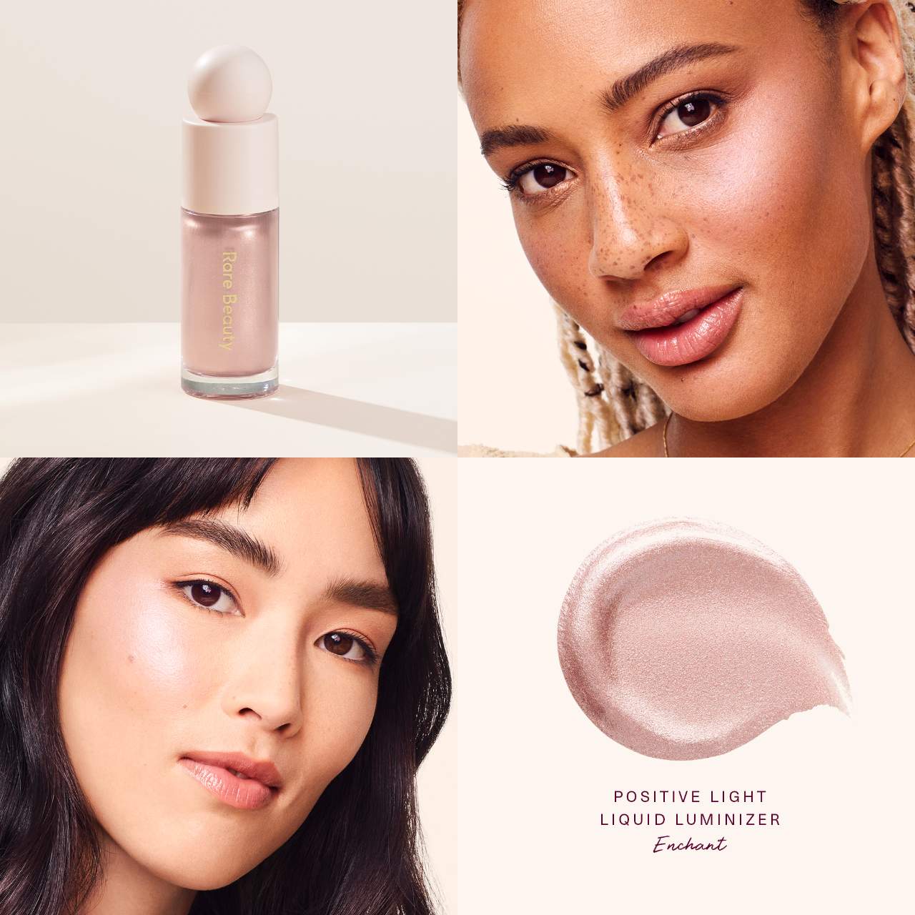 Rare Beauty by Selena Gomez – Positive Light Liquid Luminizer Highlight for a Radiant Glow®