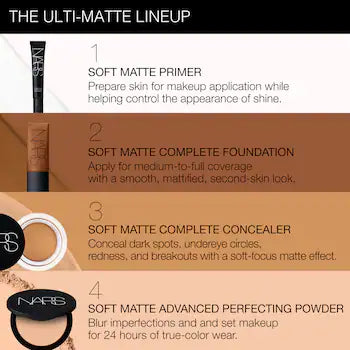 Soft Matte Complete Foundation - כיסוי מלא ולבוש ארוך - 50 מ"ל ®