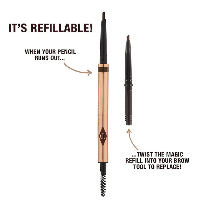 Charlotte Tilbury - Brow Cheat Refillable Hair-Like Eyebrow Pencil for Perfectly Defined Brows®