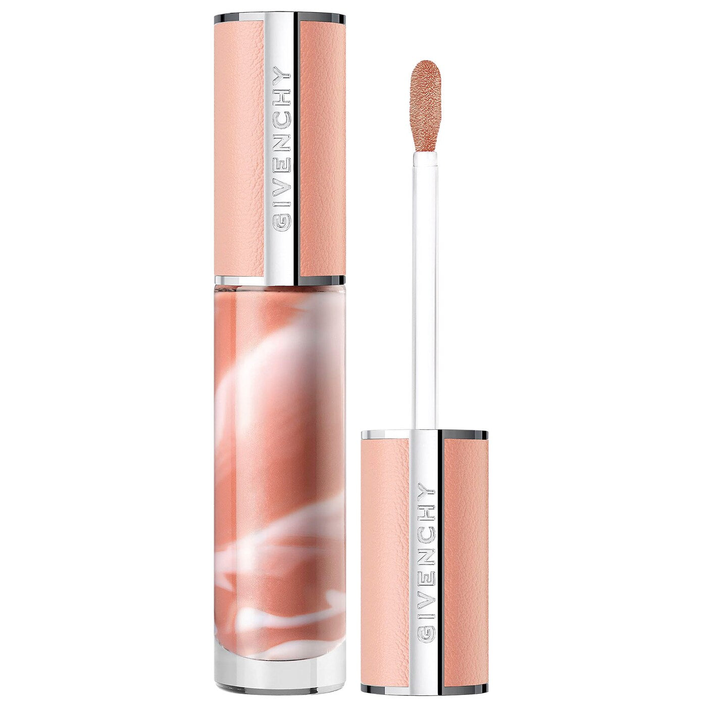 جيفنشي - مرطب الشفاه الملون روز بيرفكتو - لمسة نهائية شديدة اللمعان مع Sheer Nude Shimmer®