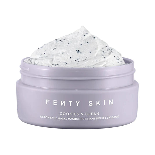 Fenty Beauty by Rihanna - قناع الوجه Cookies N Clean Whipped Clay Pore Detox مع حمض الساليسيليك والفحم لبشرة صافية®