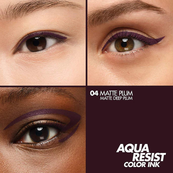 محدد عيون سائل مقاوم للماء من MAKE UP FOR EVER® Aqua Resist Color Ink يدوم 24 ساعة