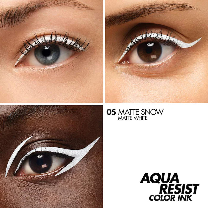 محدد عيون سائل مقاوم للماء من MAKE UP FOR EVER® Aqua Resist Color Ink يدوم 24 ساعة