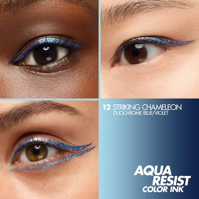 محدد عيون سائل مقاوم للماء من MAKE UP FOR EVER® Aqua Resist Color Ink يدوم 24 ساعة