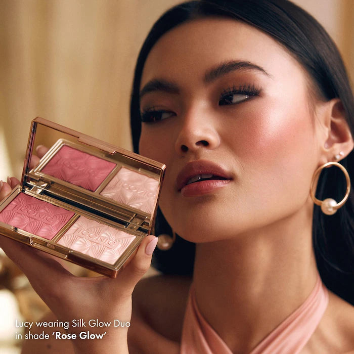 أحمر الخدود Silk Glow Blush و Highlight Duo® من Iconic London