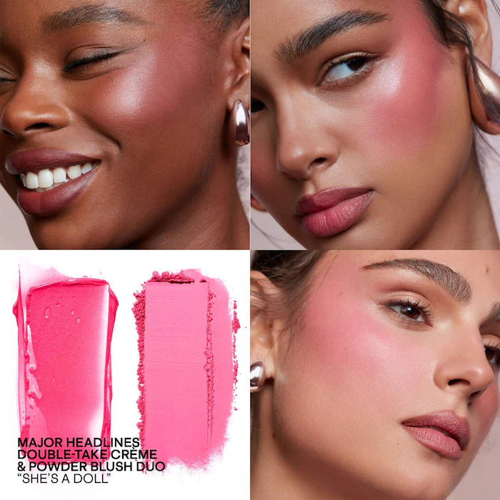 PATRICK TA® Major Headlines Double-Take Crème & Powder Blush Duo