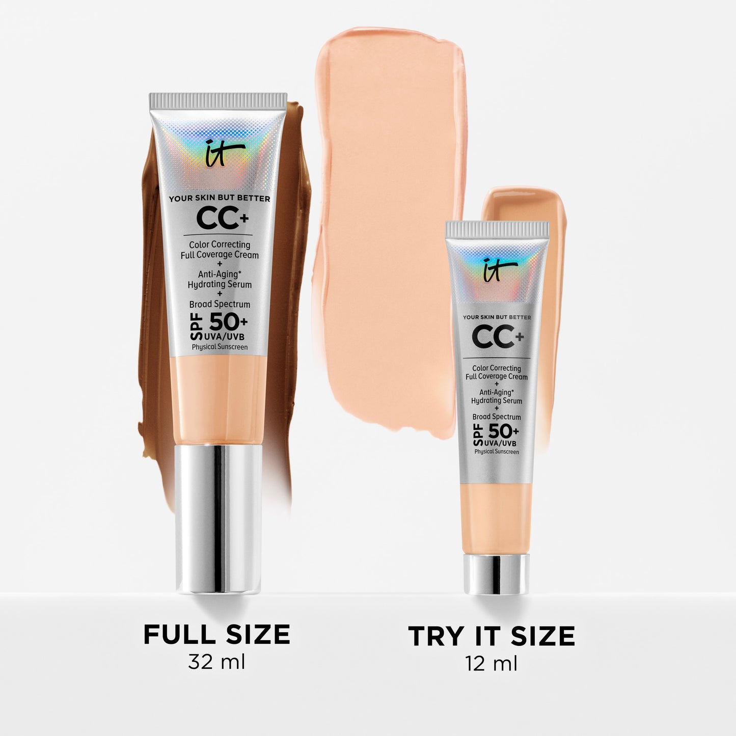 IT Cosmetics® CC+ Cream Full Coverage Color Correcting Foundation with SPF 50+