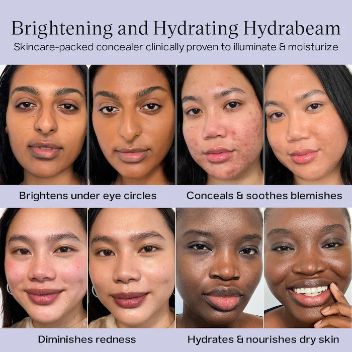 مستحضر Saie® Hydrabeam لترطيب وإخفاء الهالات السوداء تحت العين بخلاصة الخيار