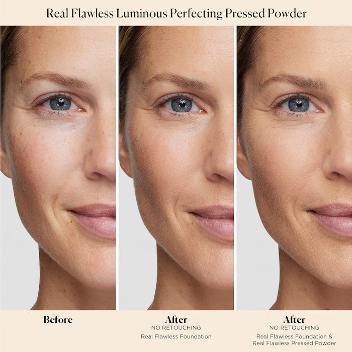 Laura Mercier - Real Flawless Luminous Perfecting Talc-Free Pressed Powder - Enhances Radiance®