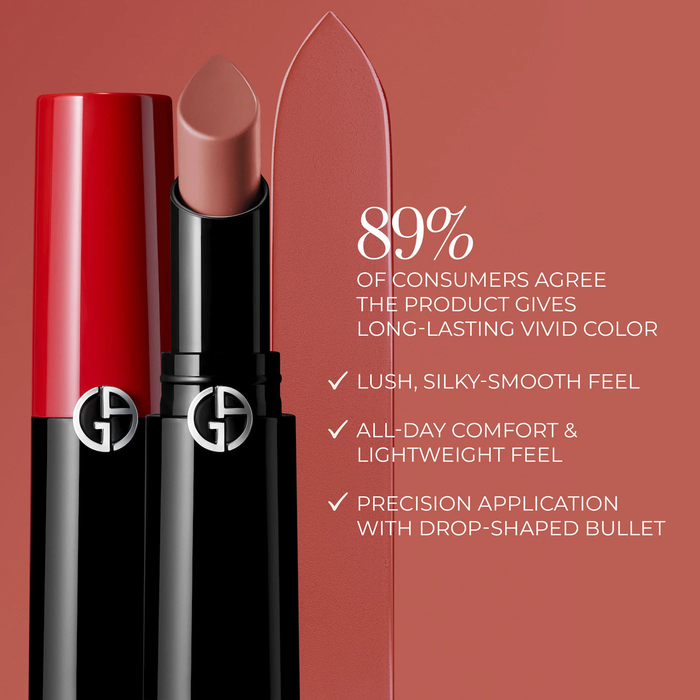 Armani Beauty - Lip Power Long-Lasting Lipstick: Satin finish®