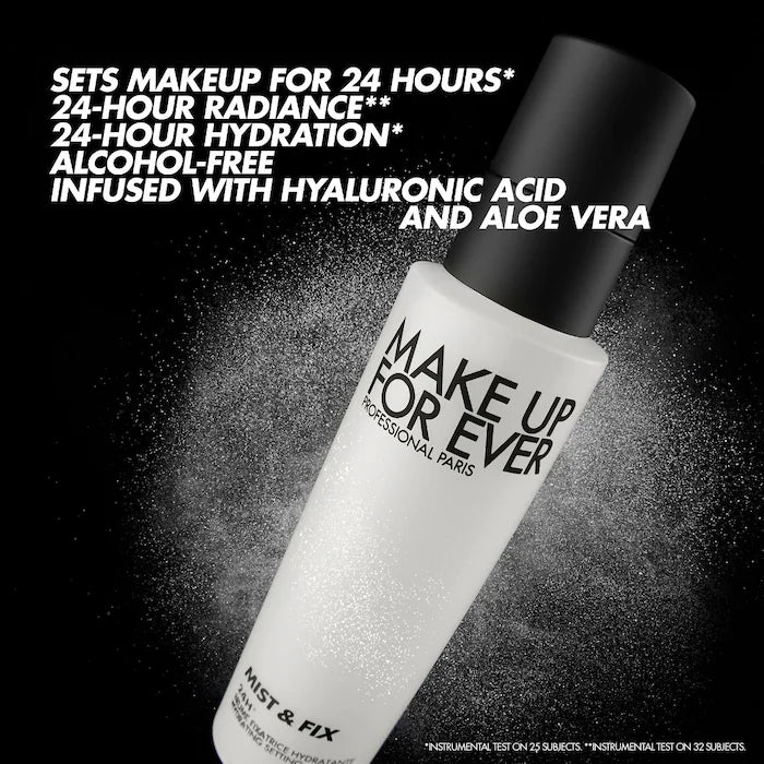 תרסיס להגדרת לחות של MAKE UP FOR EVER® Mist &amp; Fix 24HR