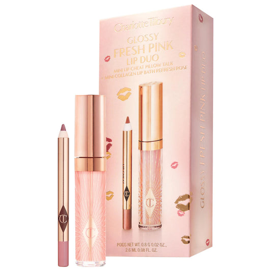 Charlotte Tilbury - Mini Glossy Pink Lip Gloss + Lip Liner Set®