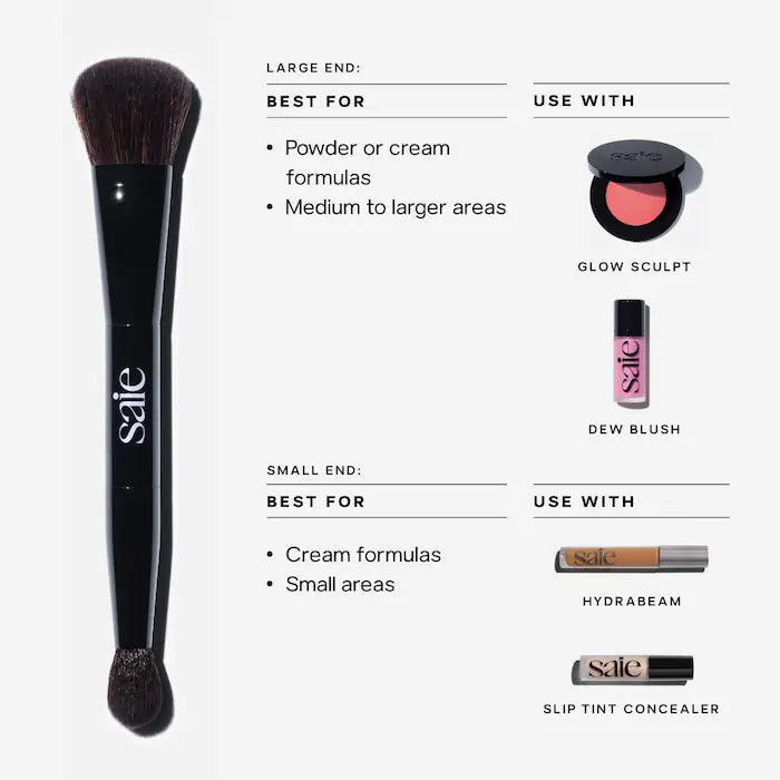 Saie® The Double-Ended Sculpting Brush