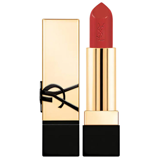 أحمر شفاه Yves Saint Laurent Rouge Pur Couture Caring Satin مع السيراميد - Makeup Essential®