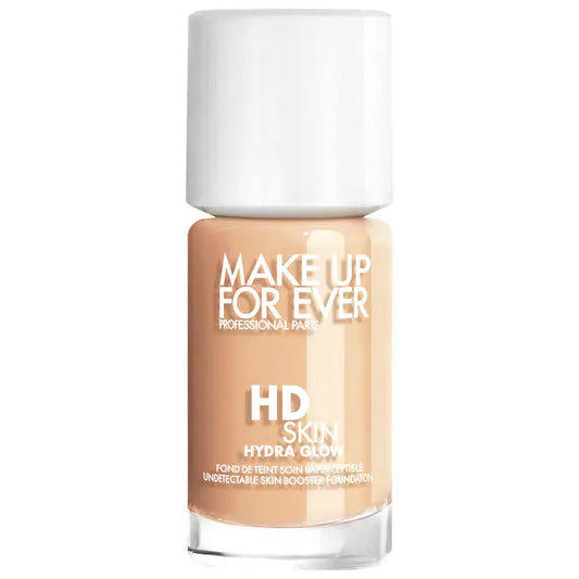 MAKE UP FOR EVER® HD Skin Hydra Glow Hydrating Foundation עם חומצה היאלורונית