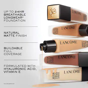 Lancôme - Teint Idole Ultra 24H Long Wear Matte Foundation - Full Coverage with Hyaluronic Acid & Vitamin E - 30ml ®