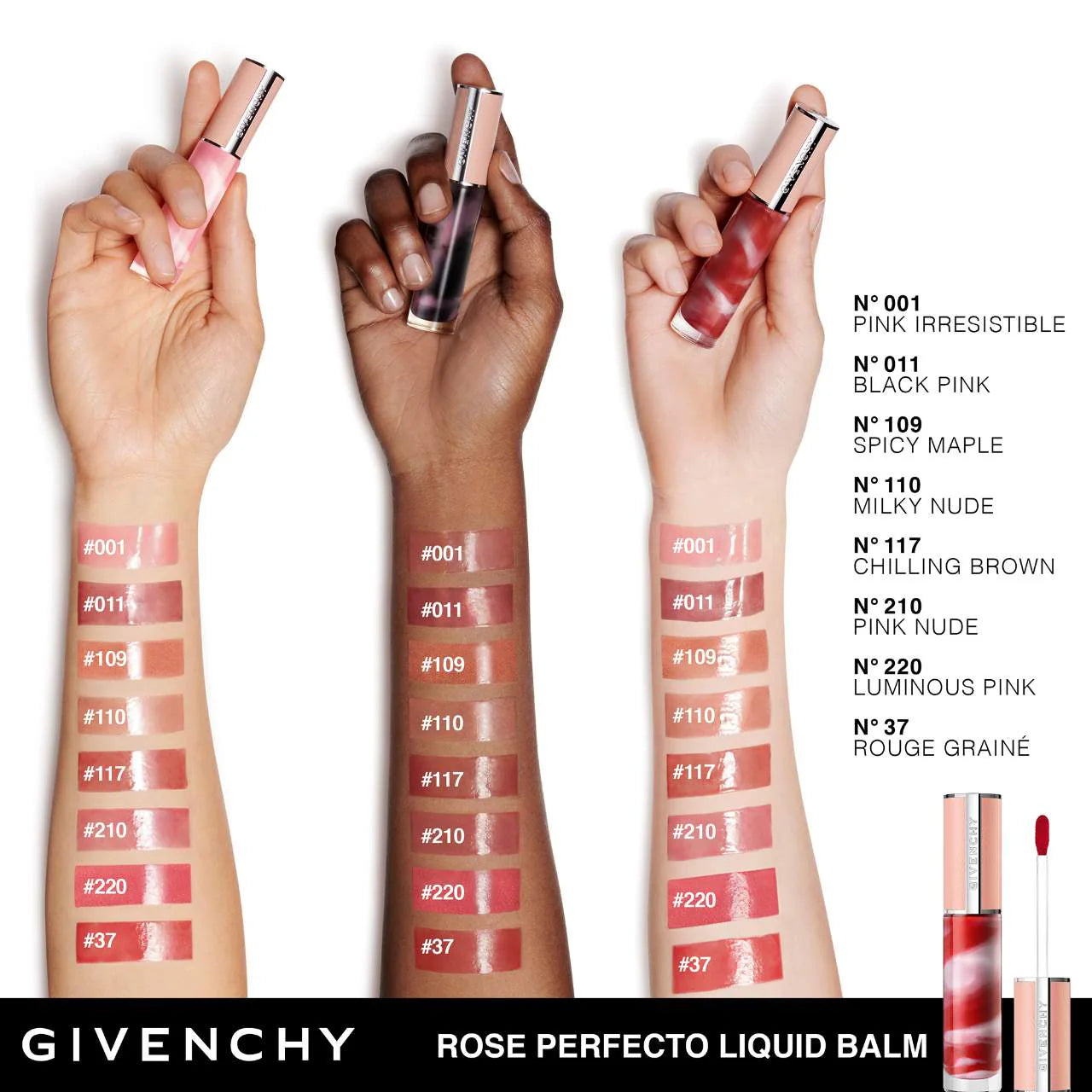 Givenchy  Rose Perfecto Hydrating Tinted Lip Gloss Shimmer finish®