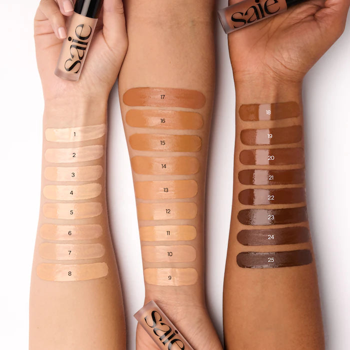 كريم إخفاء العيوب Saie® Slip Tint Radiant All-Over Concealer مع النياسيناميد