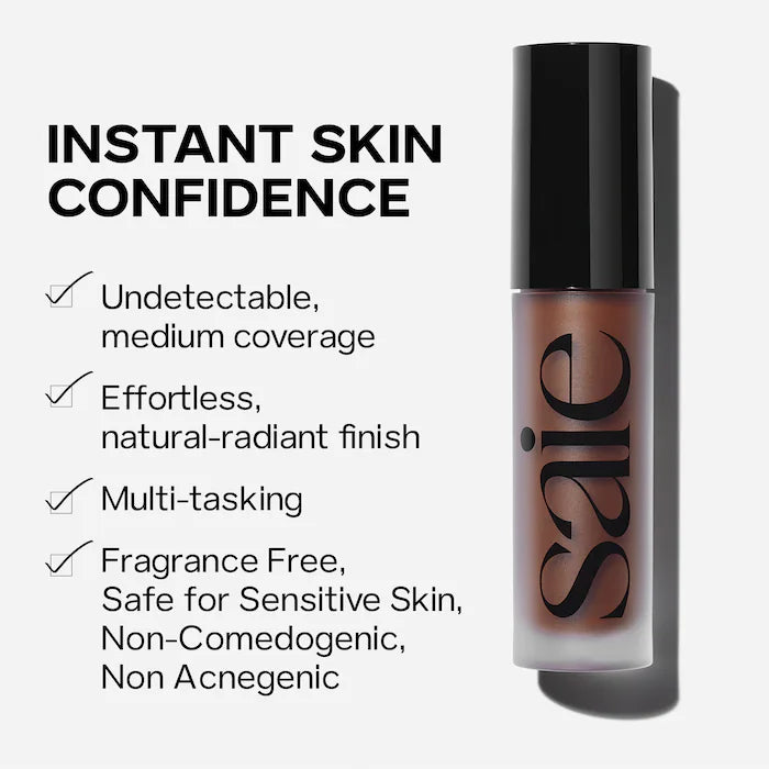 كريم إخفاء العيوب Saie® Slip Tint Radiant All-Over Concealer مع النياسيناميد