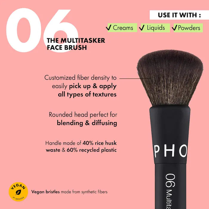 SEPHORA COLLECTION Essential Brush - 06 Multitasker Face®