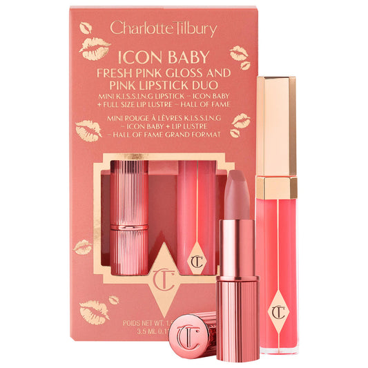 Charlotte Tilbury - Iconic K.I.S.S.I.N.G Lipstick and Lip Gloss Duo for Luscious Lips®