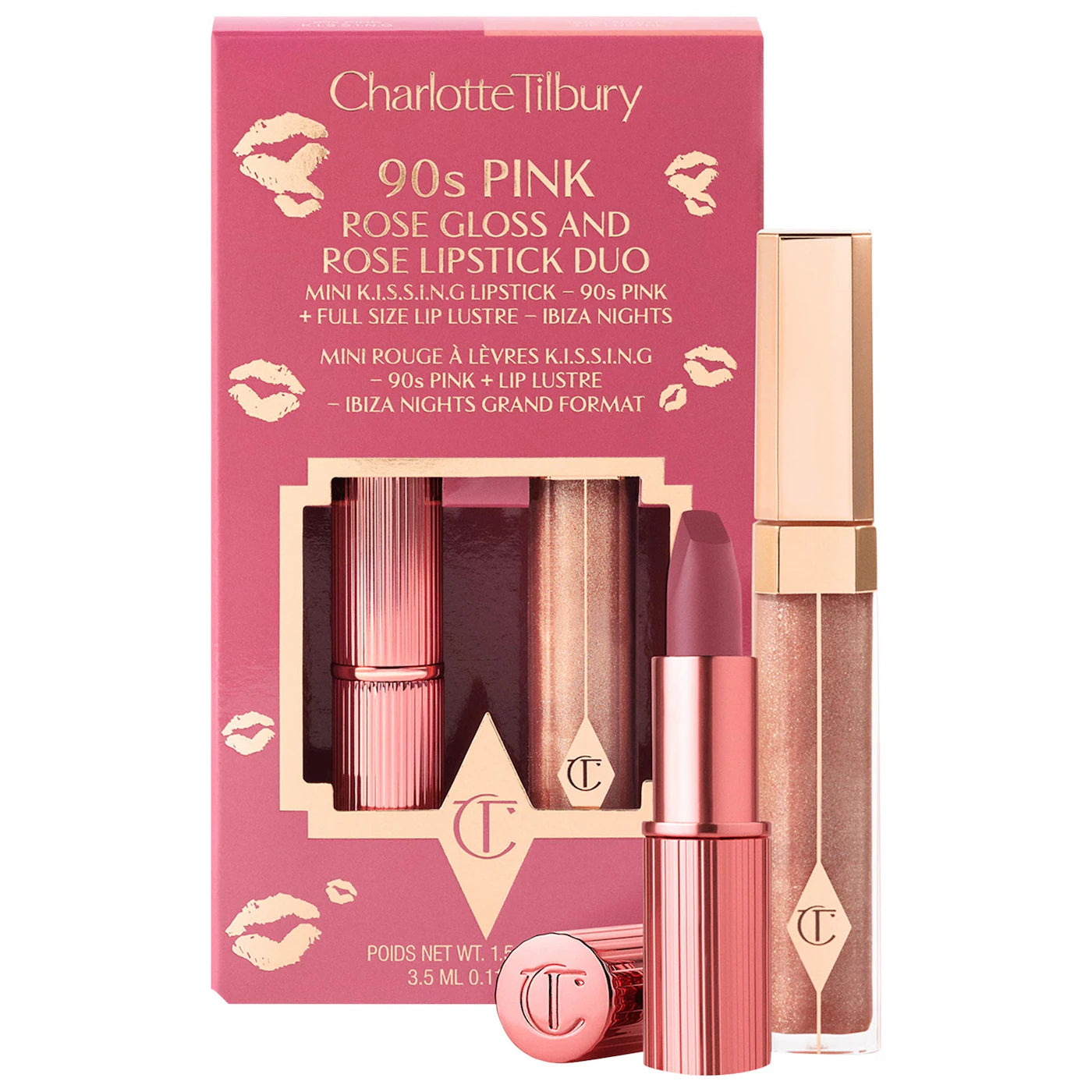 Charlotte Tilbury - Iconic K.I.S.S.I.N.G Lipstick and Lip Gloss Duo for Luscious Lips®