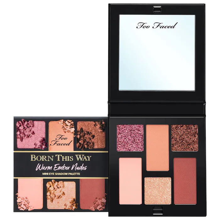 مجموعة ظلال العيون Too Faced Mini Born This Way المستوحاة من البشرة – Travel-Friendly Nudes®