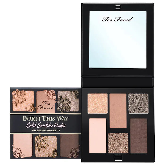 مجموعة ظلال العيون Too Faced Mini Born This Way المستوحاة من البشرة – Travel-Friendly Nudes®