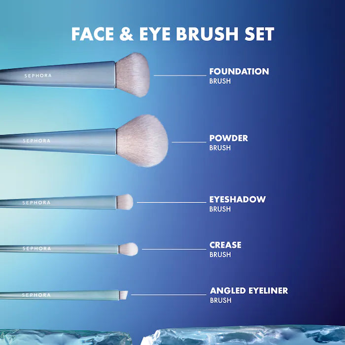 SEPHORA COLLECTION® 5 PC Face & Eye Brush Set